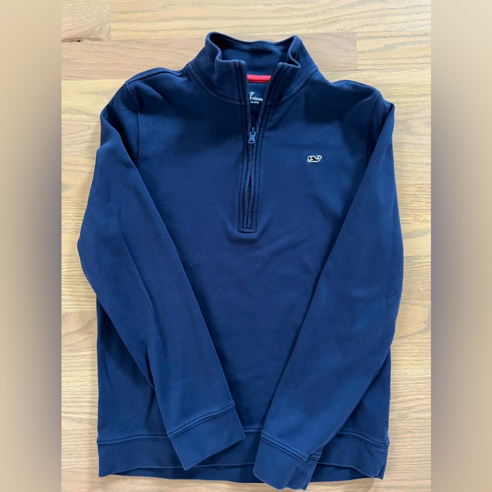 Vineyard Vines boys quarter zip sweatshirt size large (16)